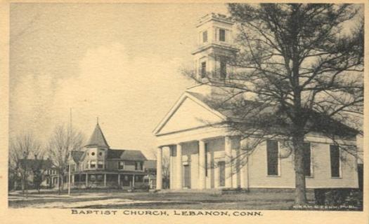 old photo of a church