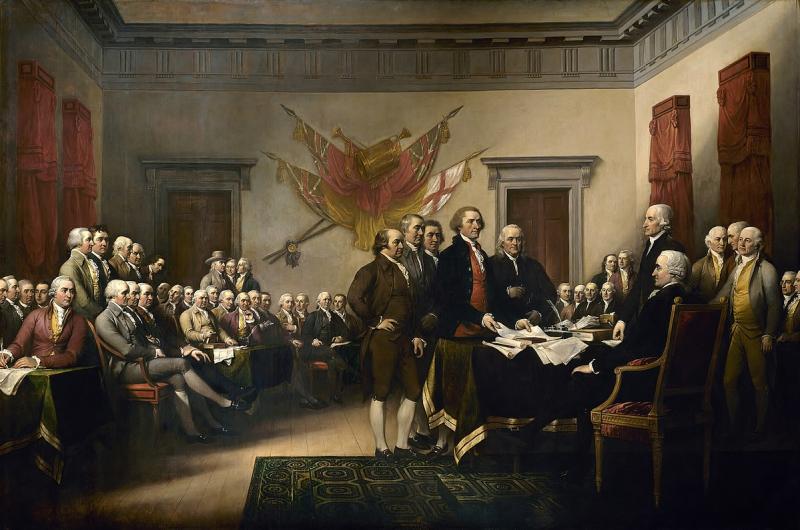 Declaration of Indepdence by John Trumball 