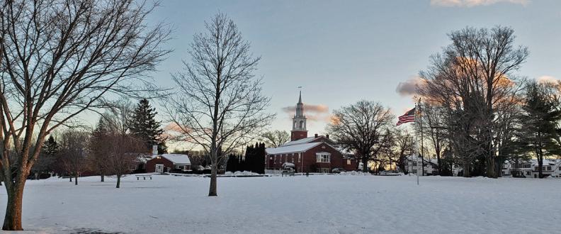 Church in Snow