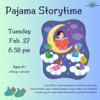 Pajama Story Time flyer