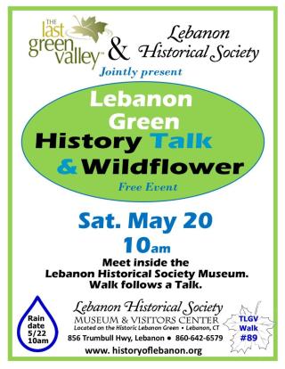 History Talk and Wildflower Walk on the Lebanon Green