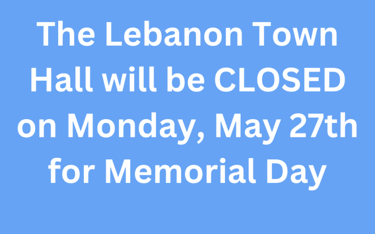 Closed for Memorial Day